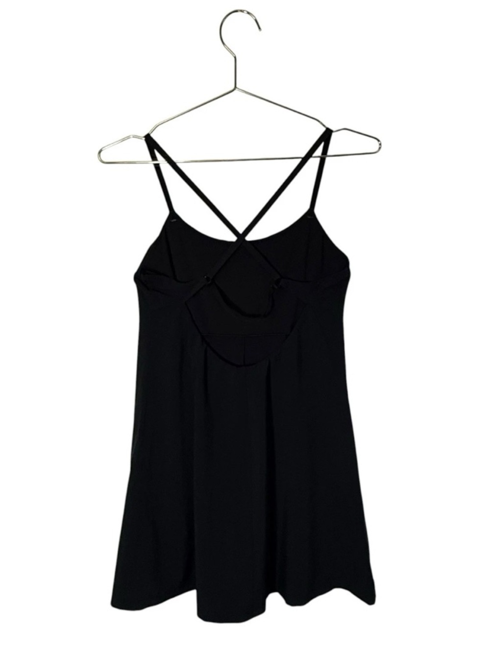 Offline Aerie Athletic Dress Black Strappy Tennis Pickleball Built In Bra Womens